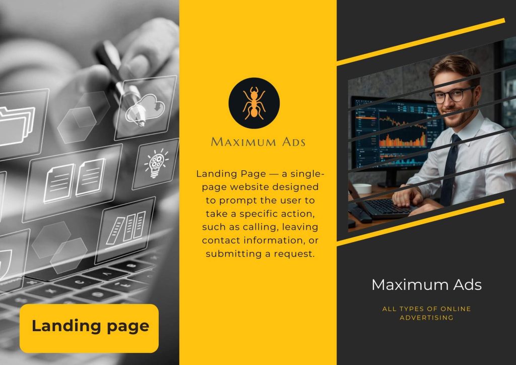 landing page